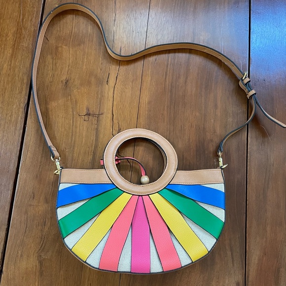 Colorful leather purse - Picture 2 of 2